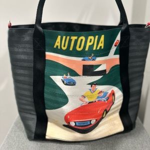 Disney Harveys Seatbelt Disneyland 60th Diamond Anniversary Autopia Tote
